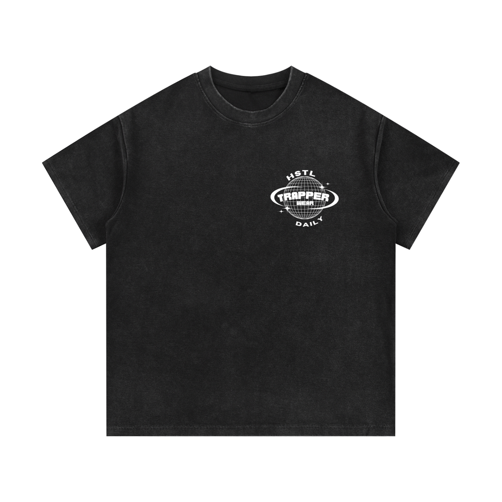 Mineral Wash Waffle Knit T-Shirt