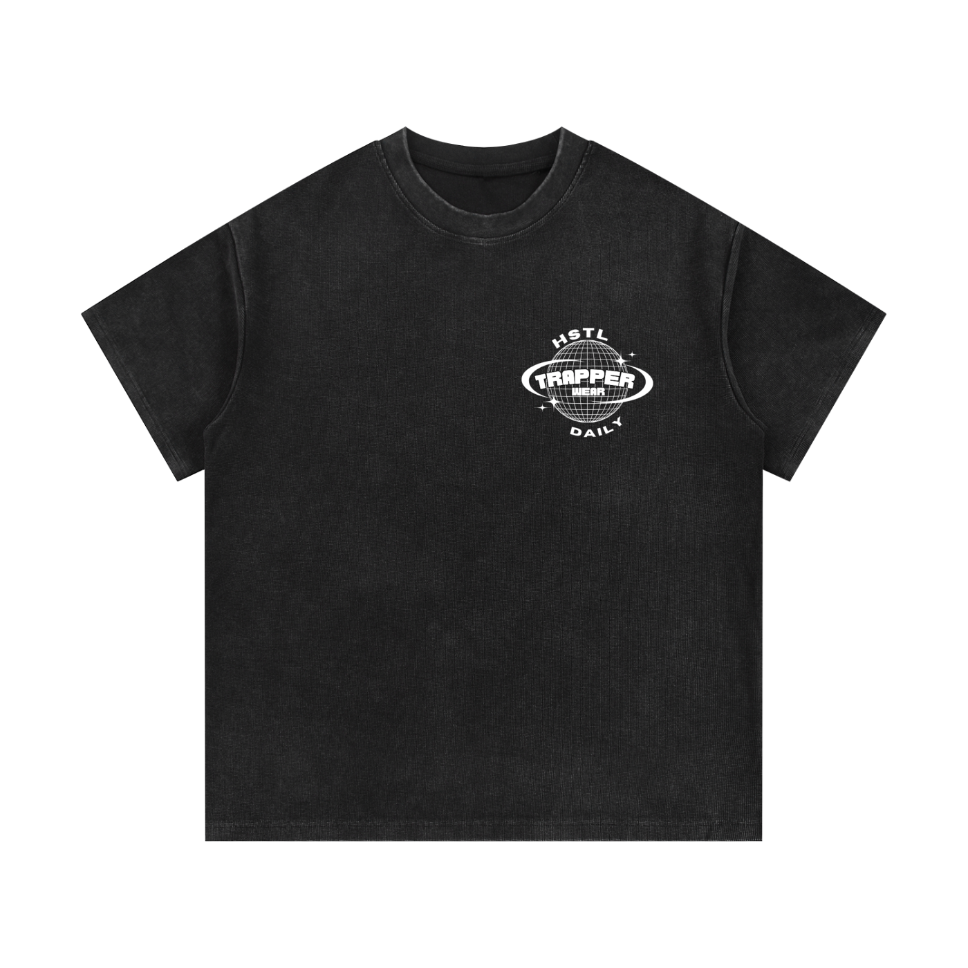 Mineral Wash Waffle Knit T-Shirt