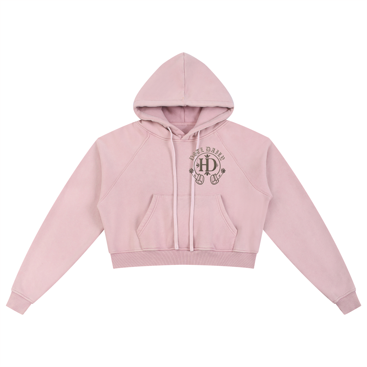 Women's Chrome HD Snow Washed Cropped Hoodie