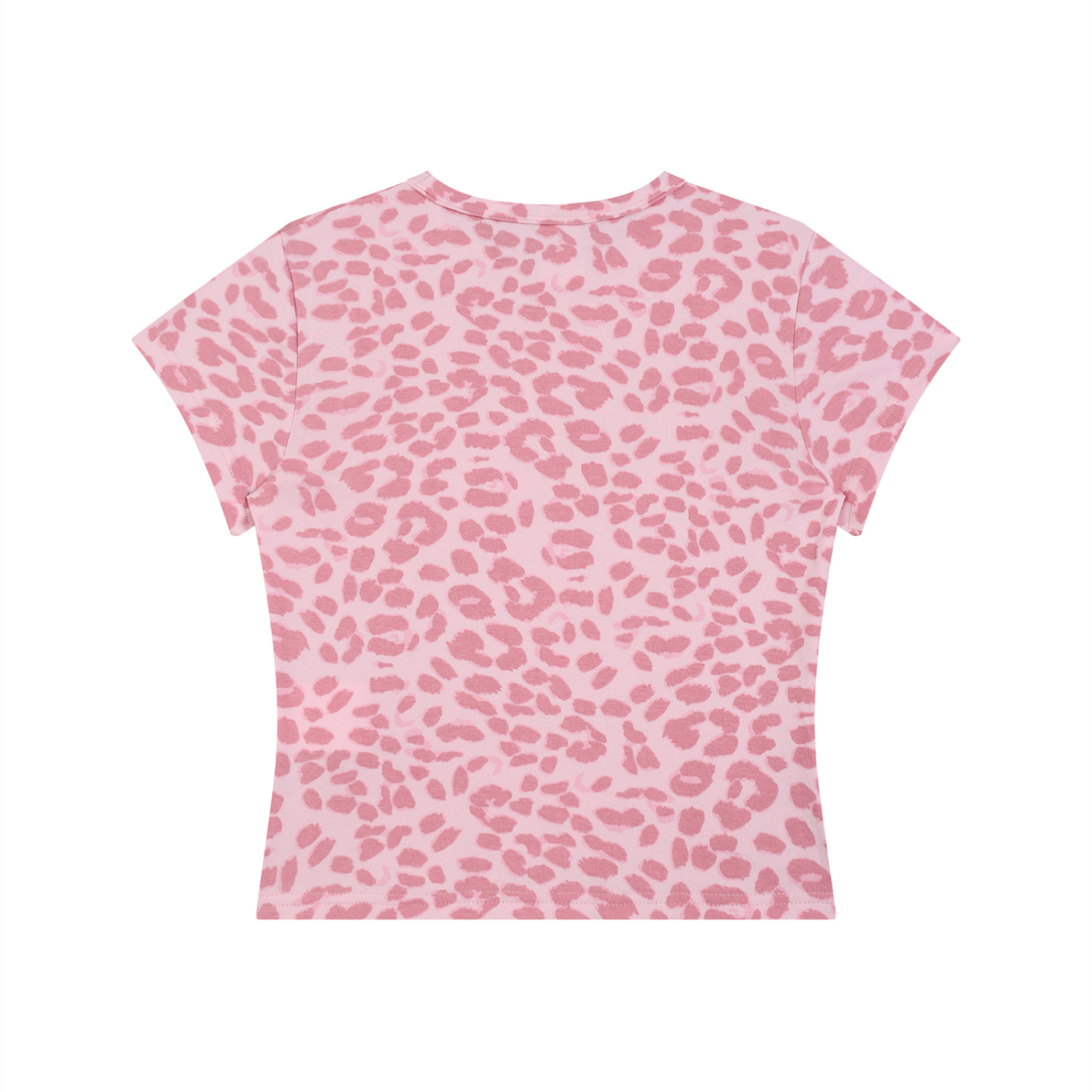 Girls love to HSTL Leopard Print Crop T-Shirt
