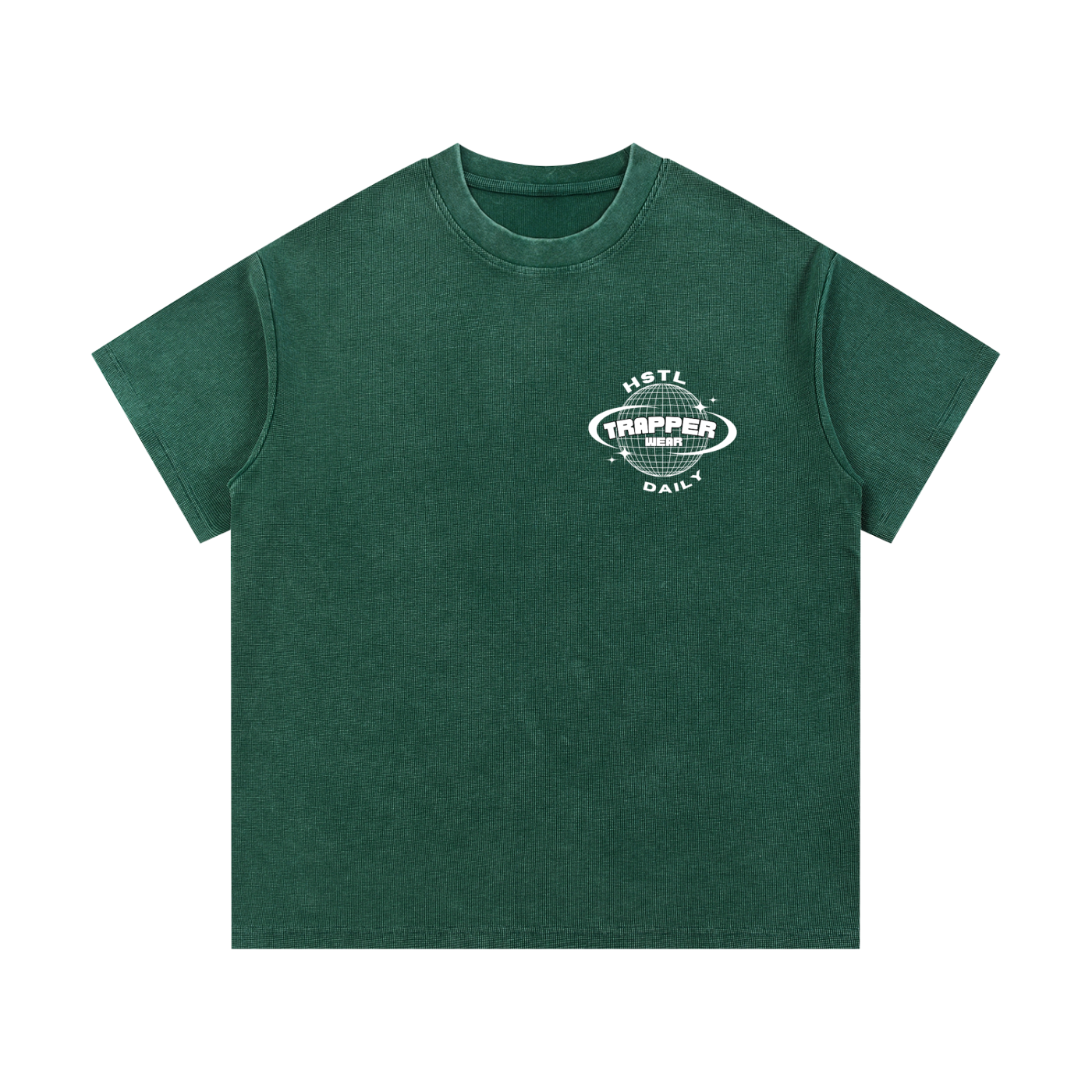 Mineral Wash Waffle Knit T-Shirt