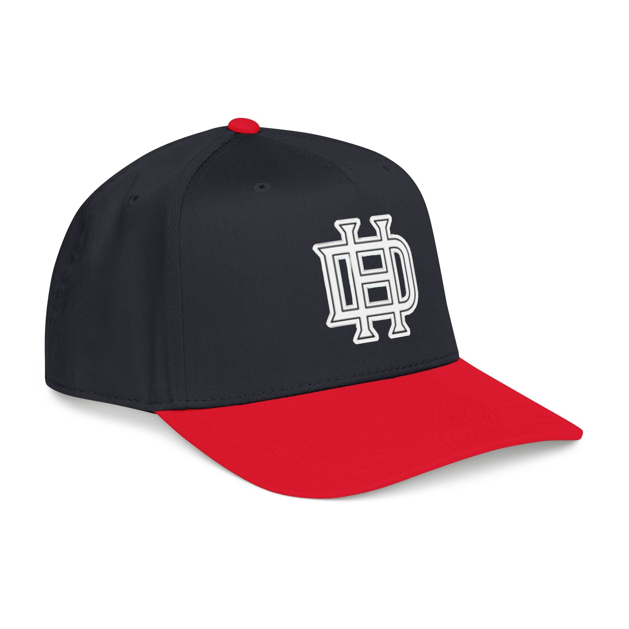 Interlocking DH Logo Mid Profile Baseball Cap | Embroidered Monogram Hat