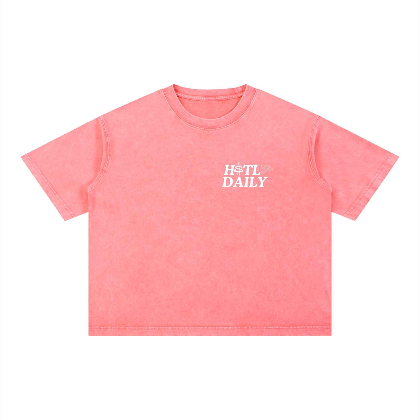 Mineral Wash Boxy Cotton T-Shirt