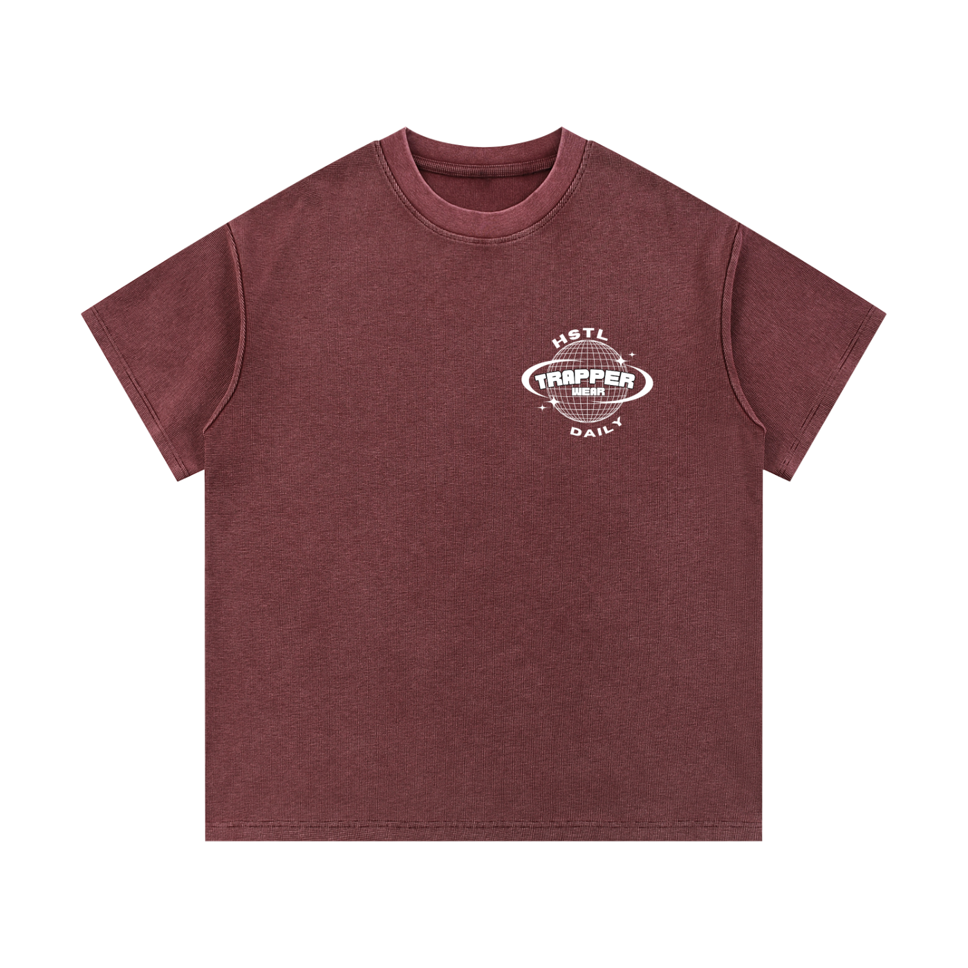 Mineral Wash Waffle Knit T-Shirt