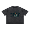 Mineral Wash Boxy Cotton T-Shirt