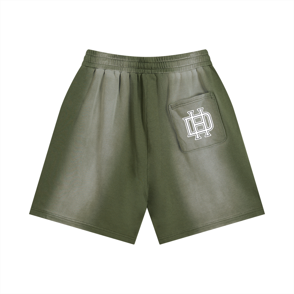 Sun Fade Distressed Shorts