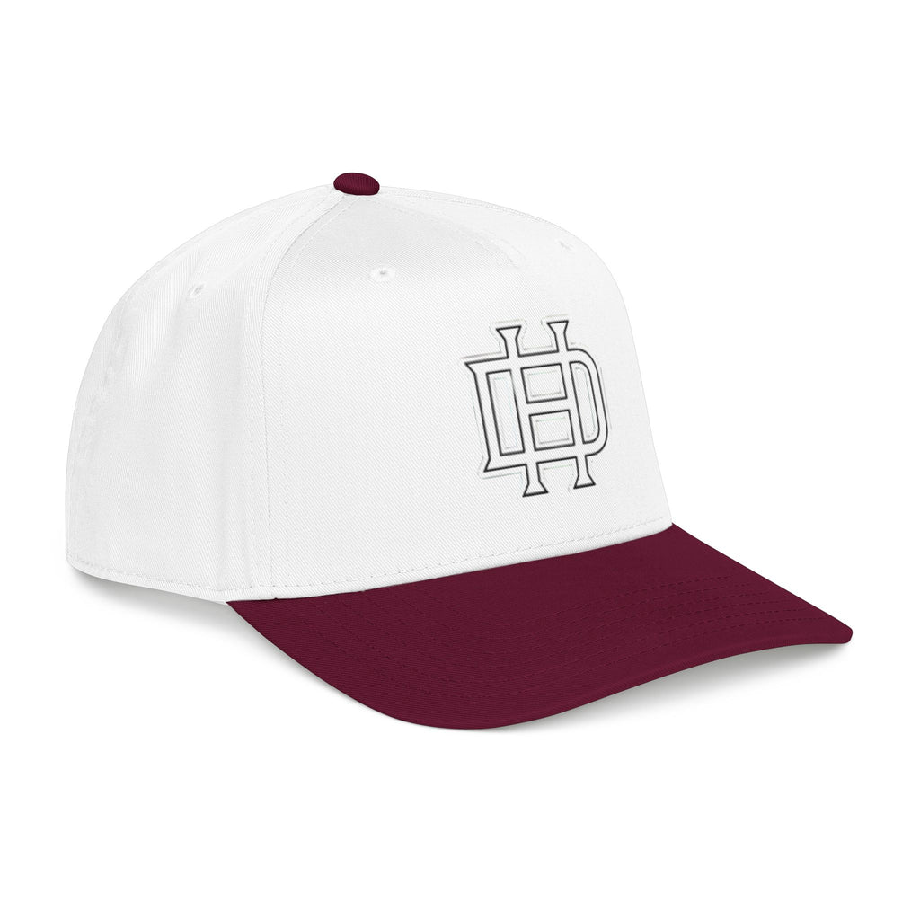 Interlocking DH Logo Mid Profile Baseball Cap | Embroidered Monogram Hat