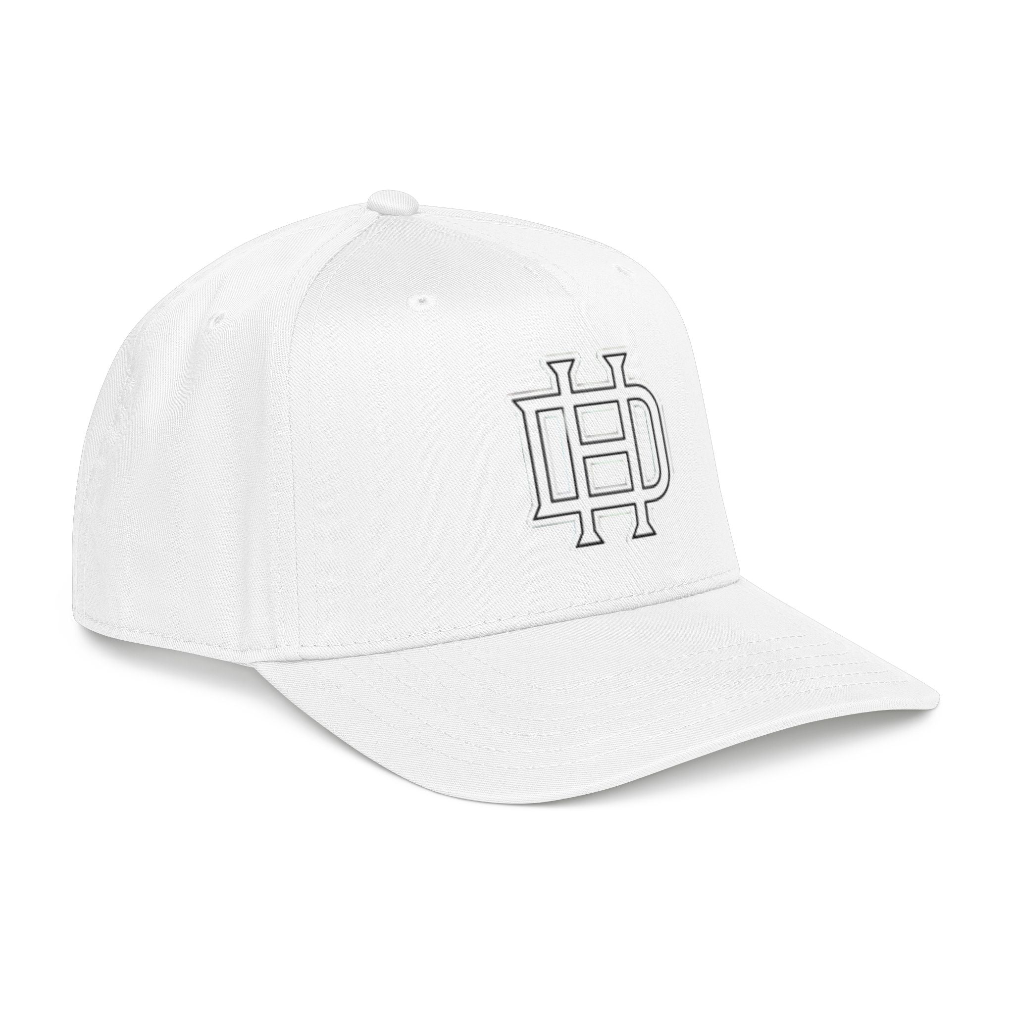 Interlocking DH Logo Mid Profile Baseball Cap | Embroidered Monogram Hat
