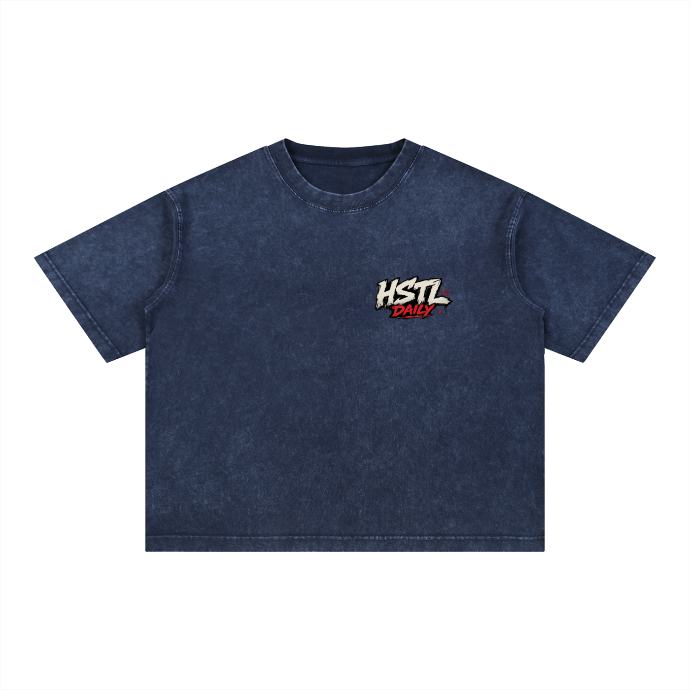 Mineral Wash Boxy Cotton T-Shirt