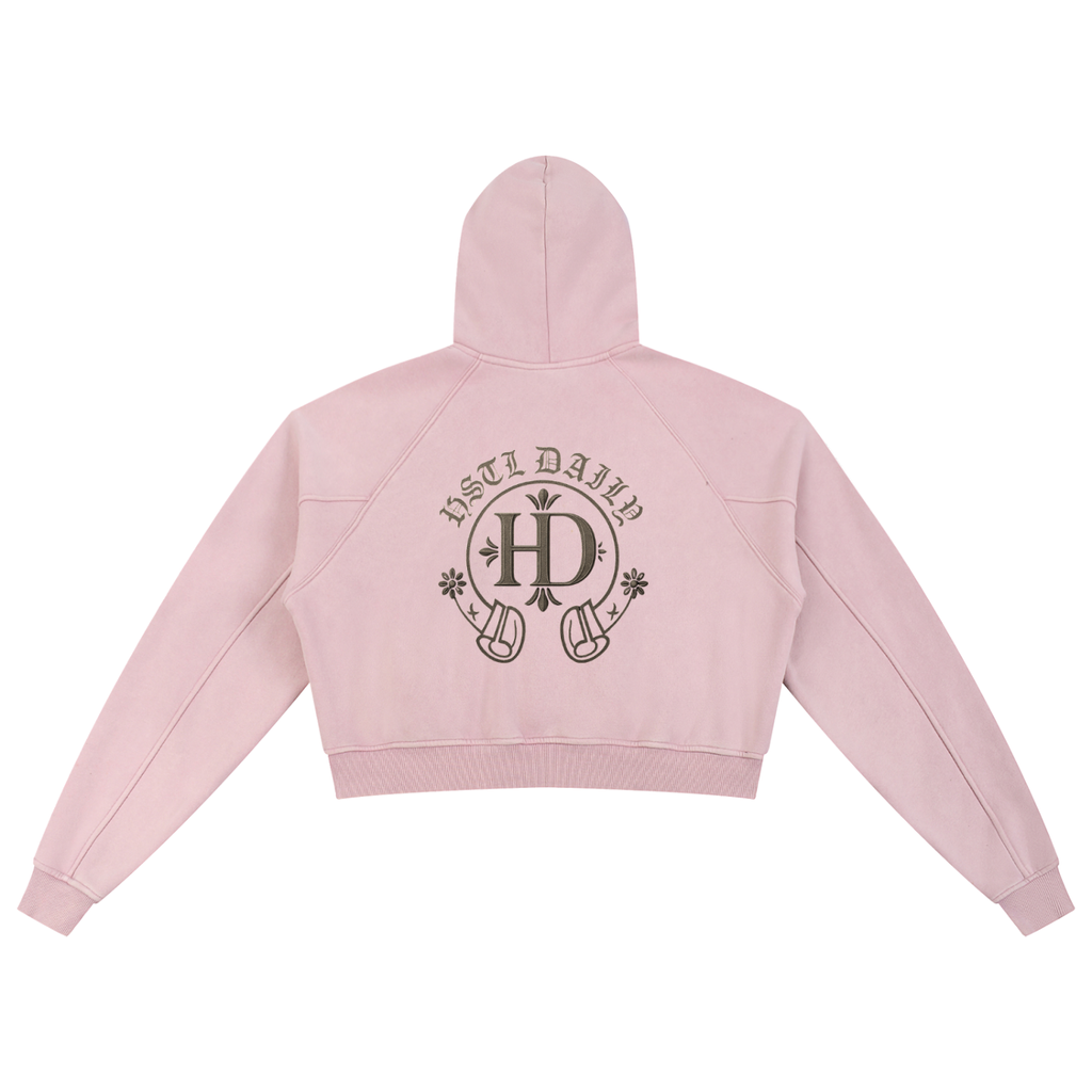 Women's Chrome HD Snow Washed Cropped Hoodie