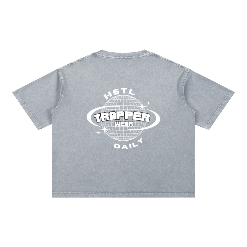 Mineral Wash Boxy Cotton T-Shirt