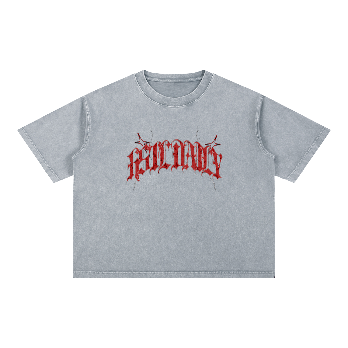 Mineral Wash Boxy Cotton T-Shirt