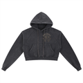 Women's Chrome HD Snow Washed Cropped Hoodie