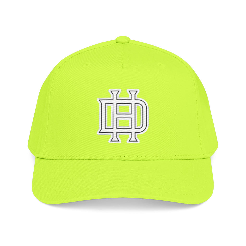 Interlocking DH Logo Mid Profile Baseball Cap | Embroidered Monogram Hat