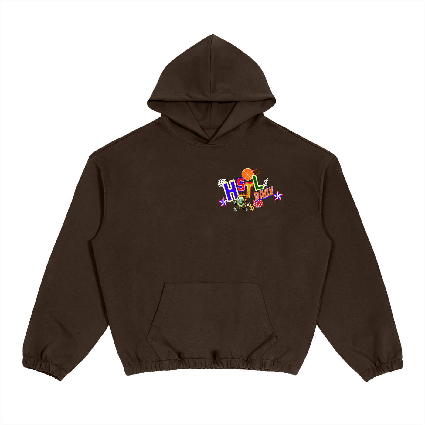 Boxy Cinched Hem Hoodie