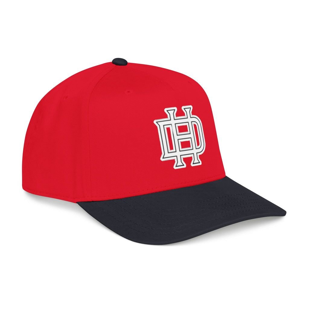 Interlocking DH Logo Mid Profile Baseball Cap | Embroidered Monogram Hat