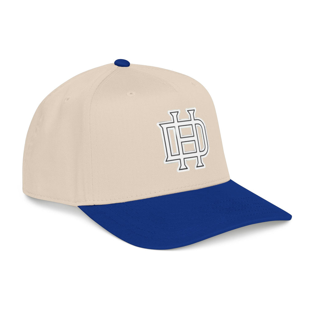 Interlocking DH Logo Mid Profile Baseball Cap | Embroidered Monogram Hat