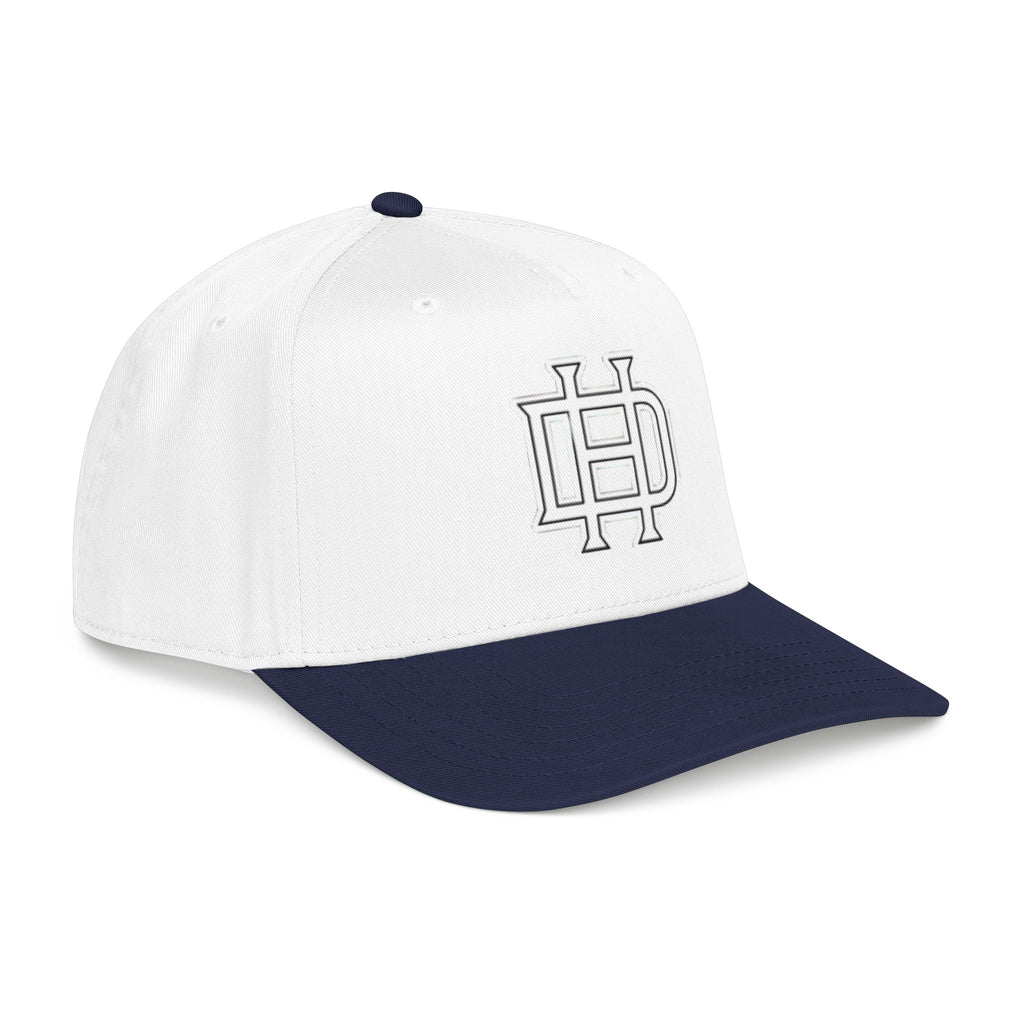 Interlocking DH Logo Mid Profile Baseball Cap | Embroidered Monogram Hat