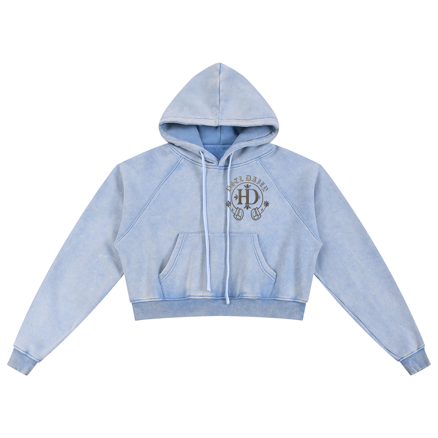 Women's Chrome HD Snow Washed Cropped Hoodie