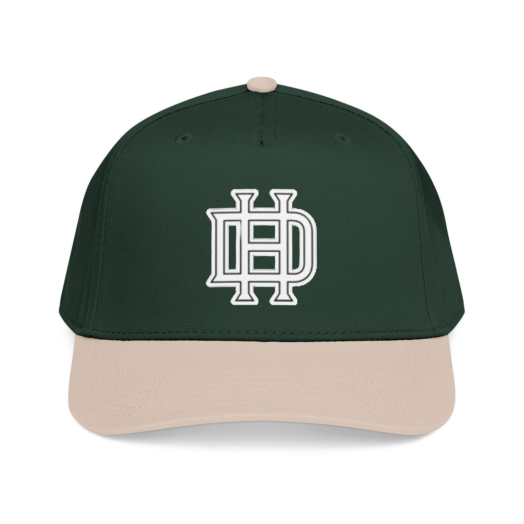 Interlocking DH Logo Mid Profile Baseball Cap | Embroidered Monogram Hat