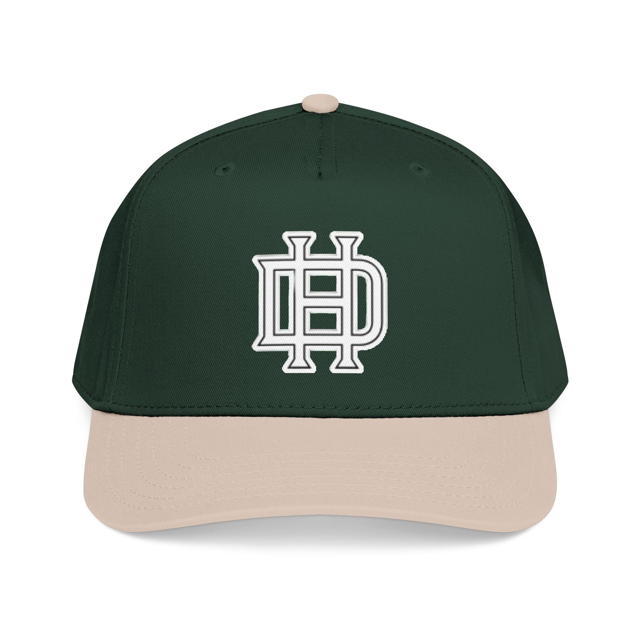 Interlocking DH Logo Mid Profile Baseball Cap | Embroidered Monogram Hat