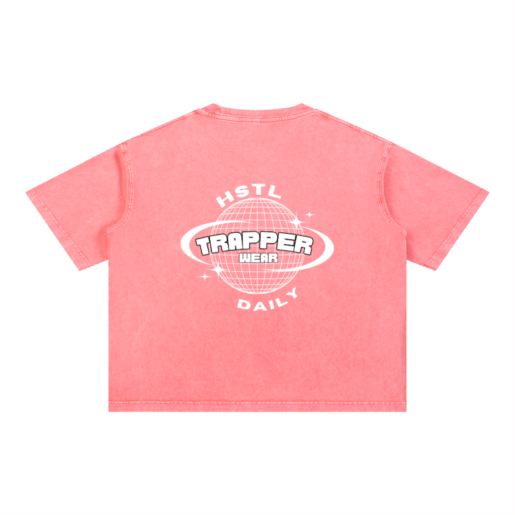 Mineral Wash Boxy Cotton T-Shirt