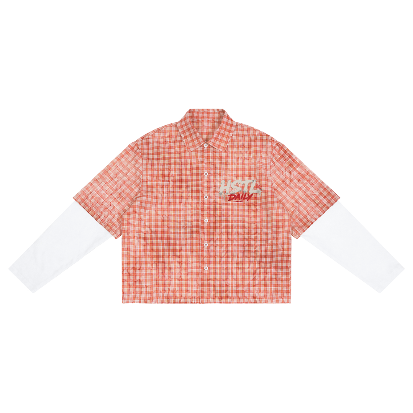 HSTL For Sale Vintage Wash Plaid Short Sleeve Shirt