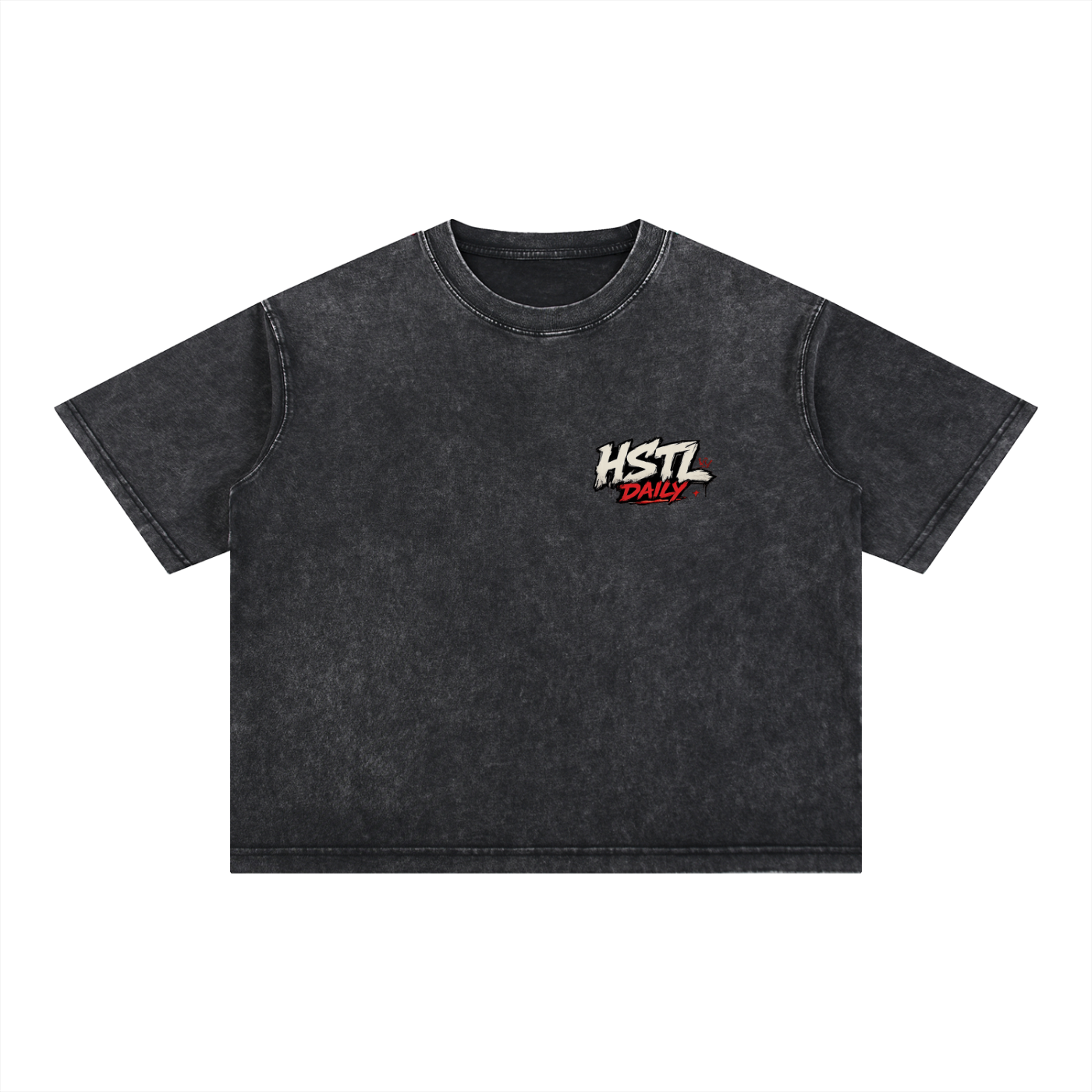 Mineral Wash Boxy Cotton T-Shirt