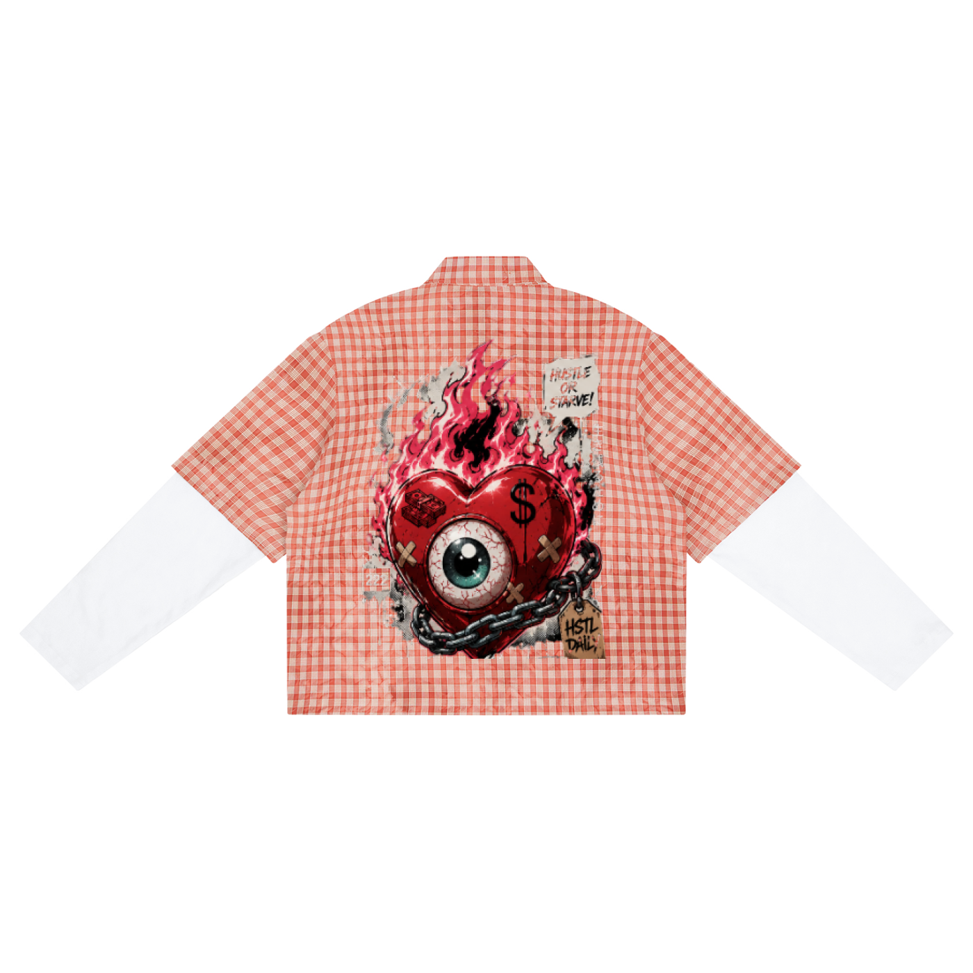 HSTL For Sale Vintage Wash Plaid Short Sleeve Shirt