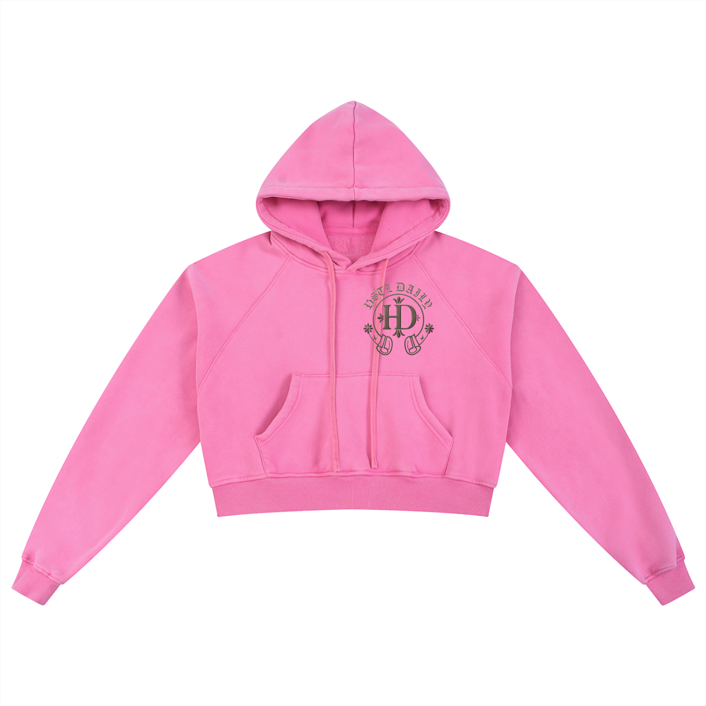 Women's Chrome HD Snow Washed Cropped Hoodie