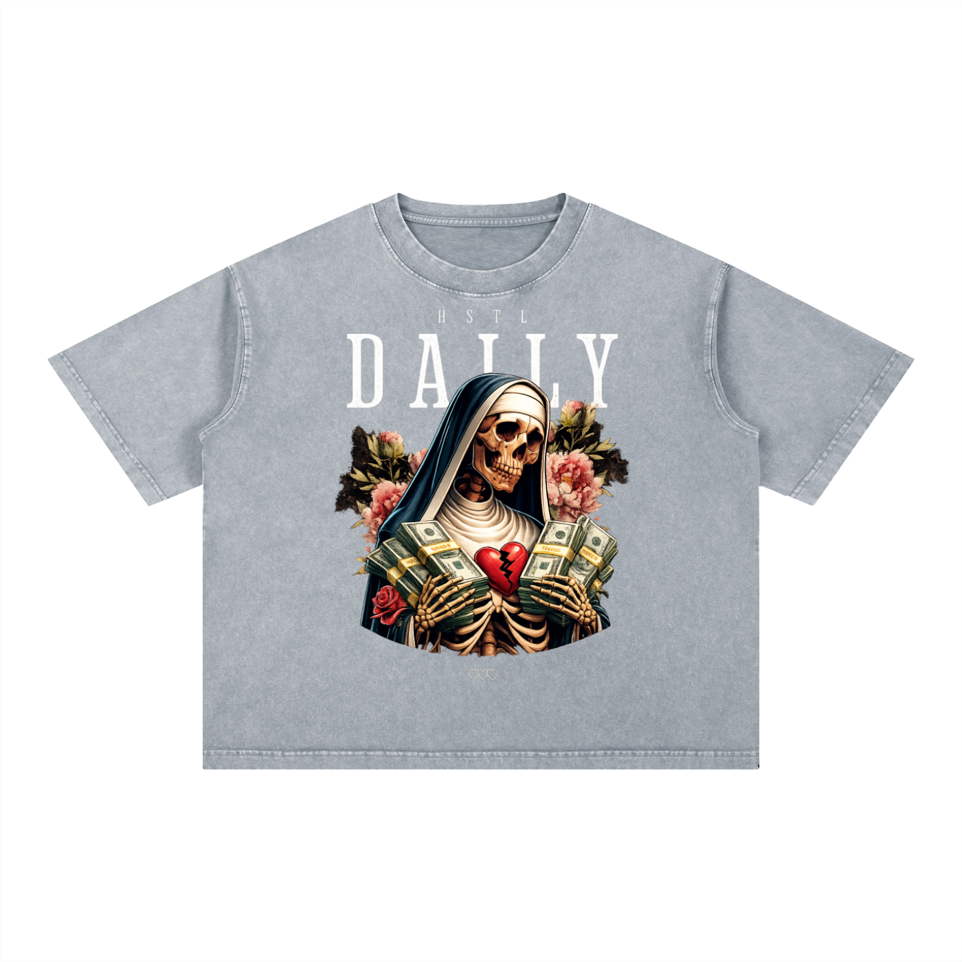 Mineral Wash Boxy Cotton T-Shirt