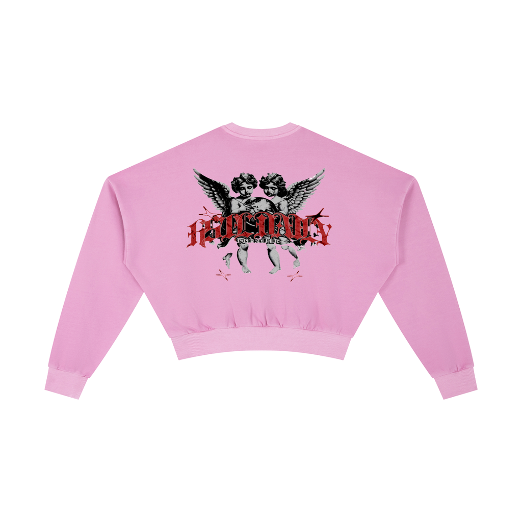 Vintage Washed Cropped Sweatshirt