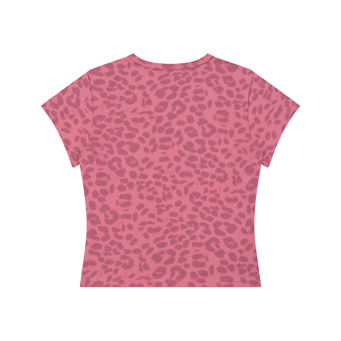 Girls love to HSTL Leopard Print Crop T-Shirt