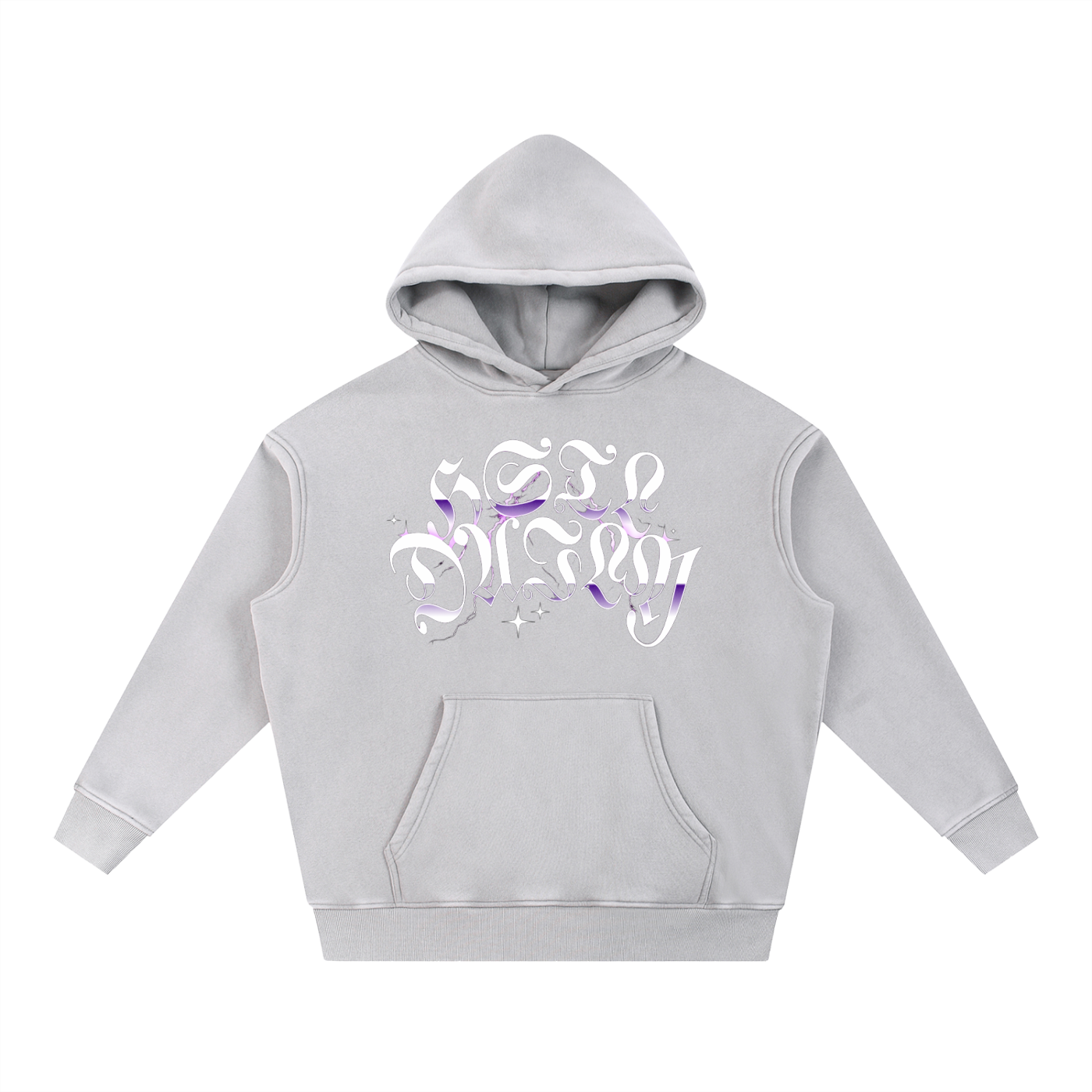 Snow Wash Fleece Oversize Hoodie
