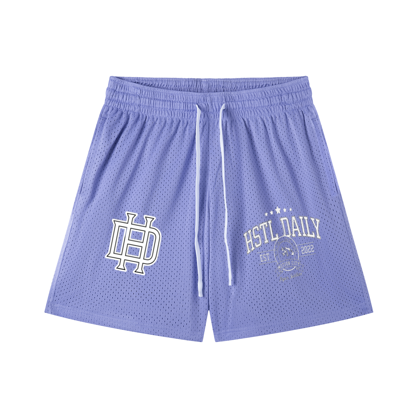 Mesh Drawstring Shorts