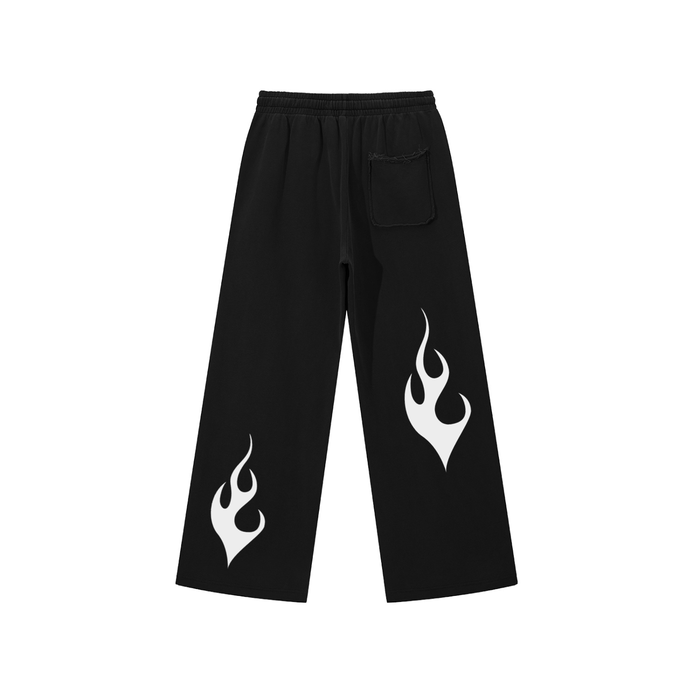 Snow Washed Raw Edge Sweatpants