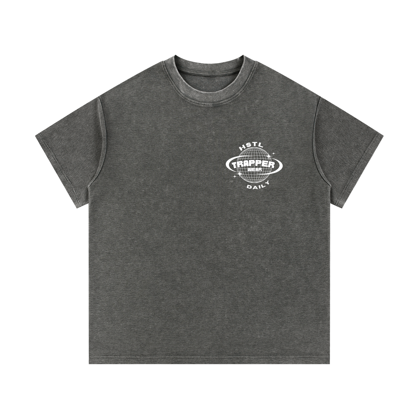 Mineral Wash Waffle Knit T-Shirt