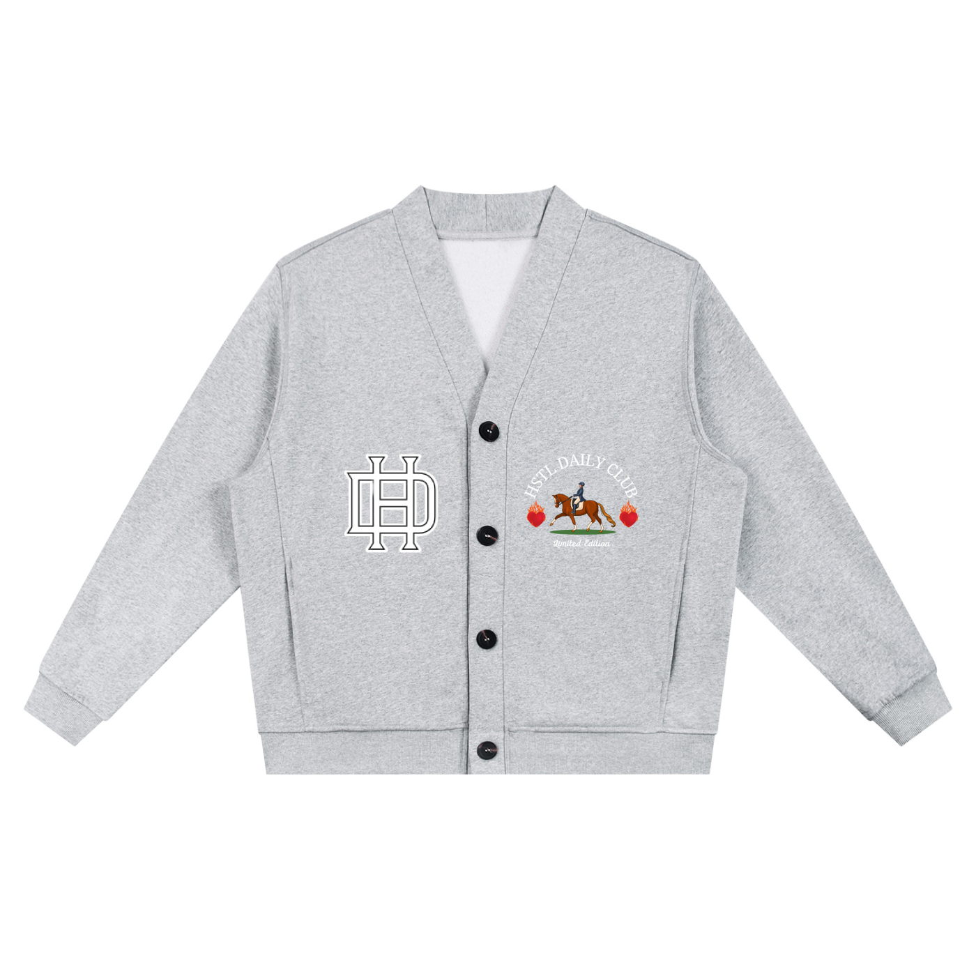Essential Heavyweight Sweat Cardigan