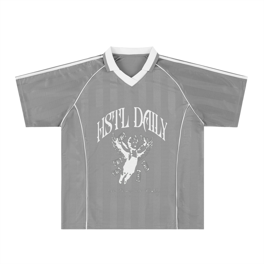 Shadow Stripe Collared Soccer Jersey