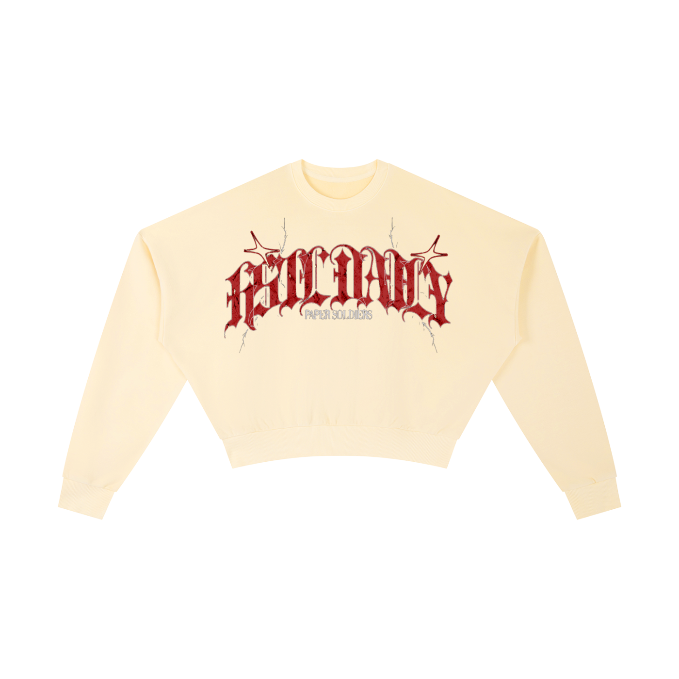 Vintage Washed Cropped Sweatshirt