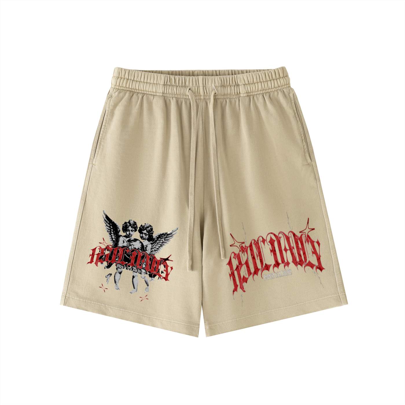 Vintage Wash Cotton Shorts