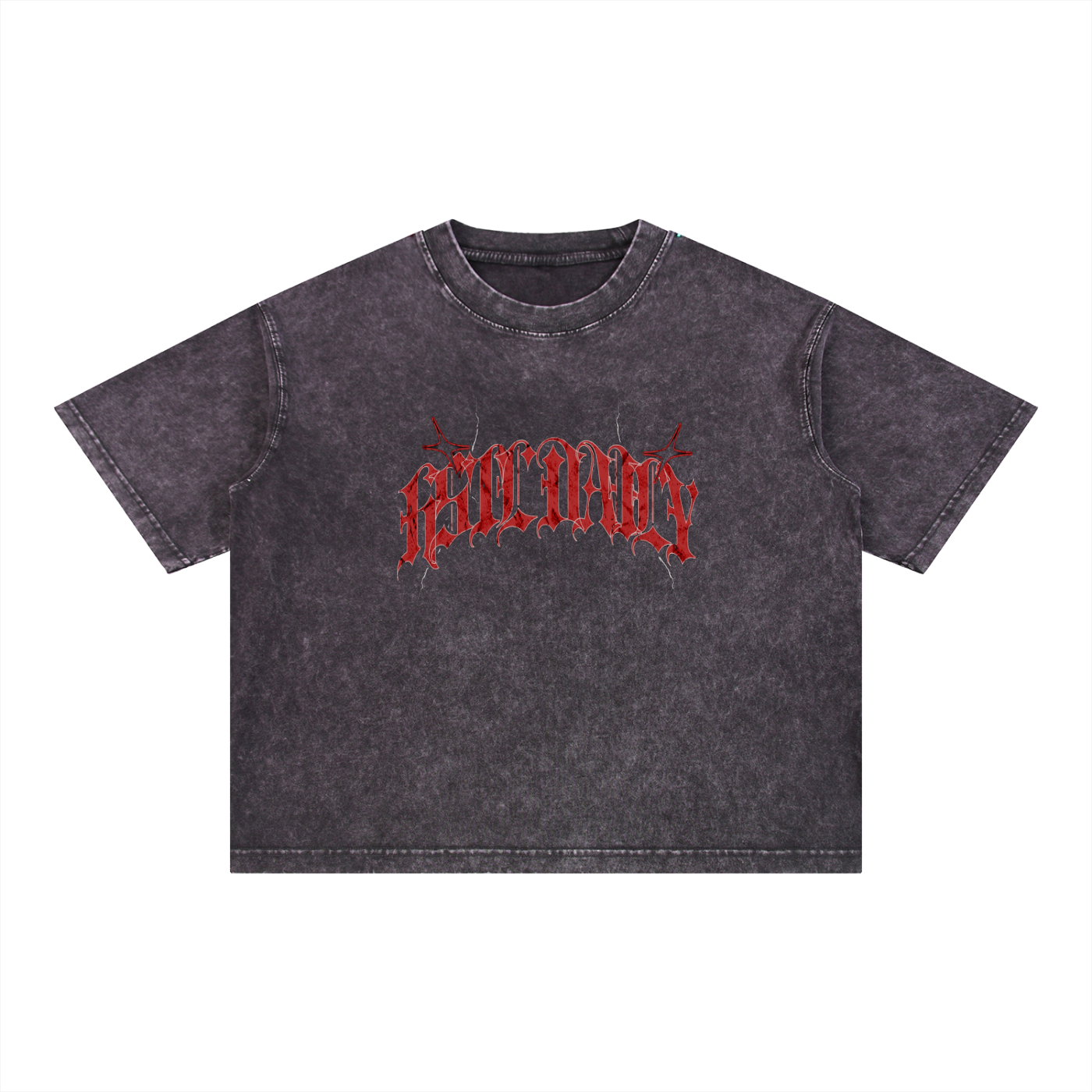 Mineral Wash Boxy Cotton T-Shirt