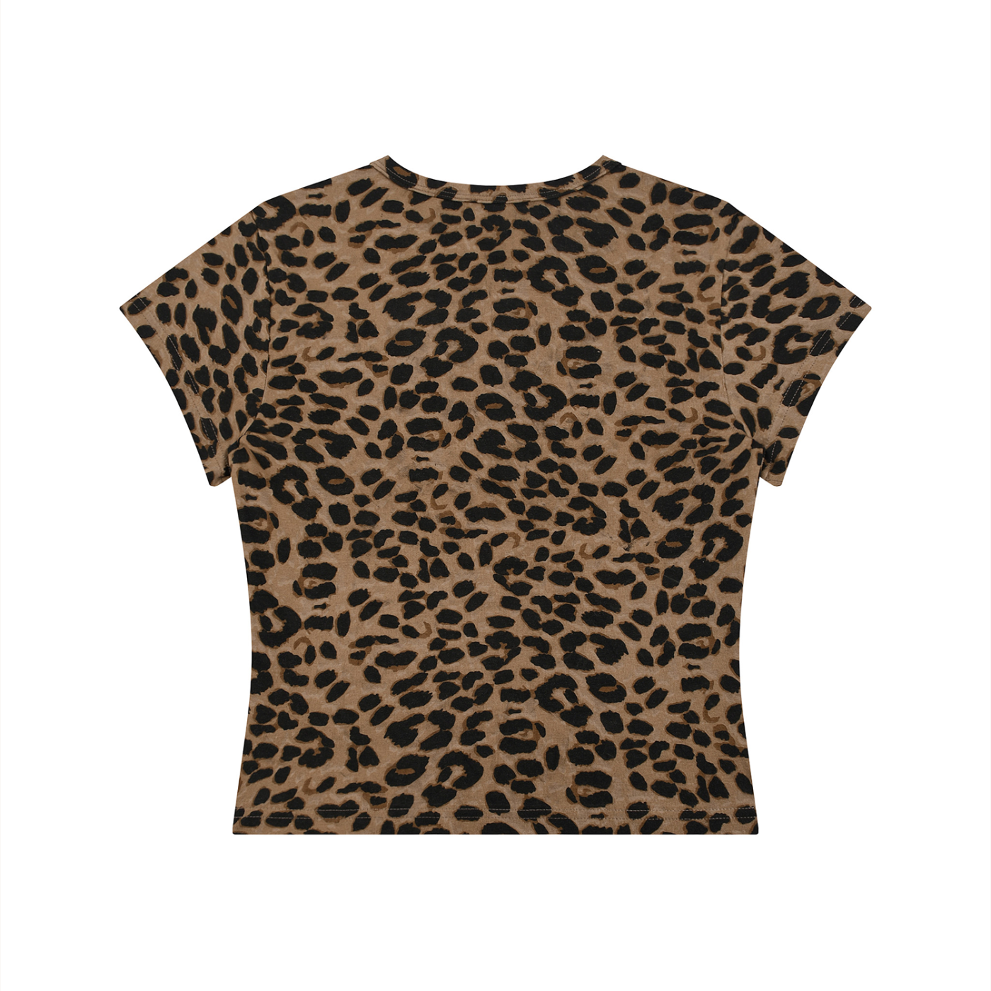 Girls love to HSTL Leopard Print Crop T-Shirt