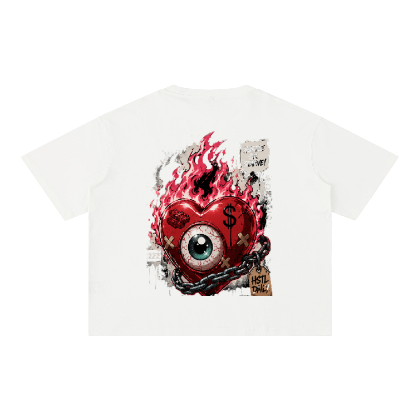 Mineral Wash Boxy Cotton T-Shirt