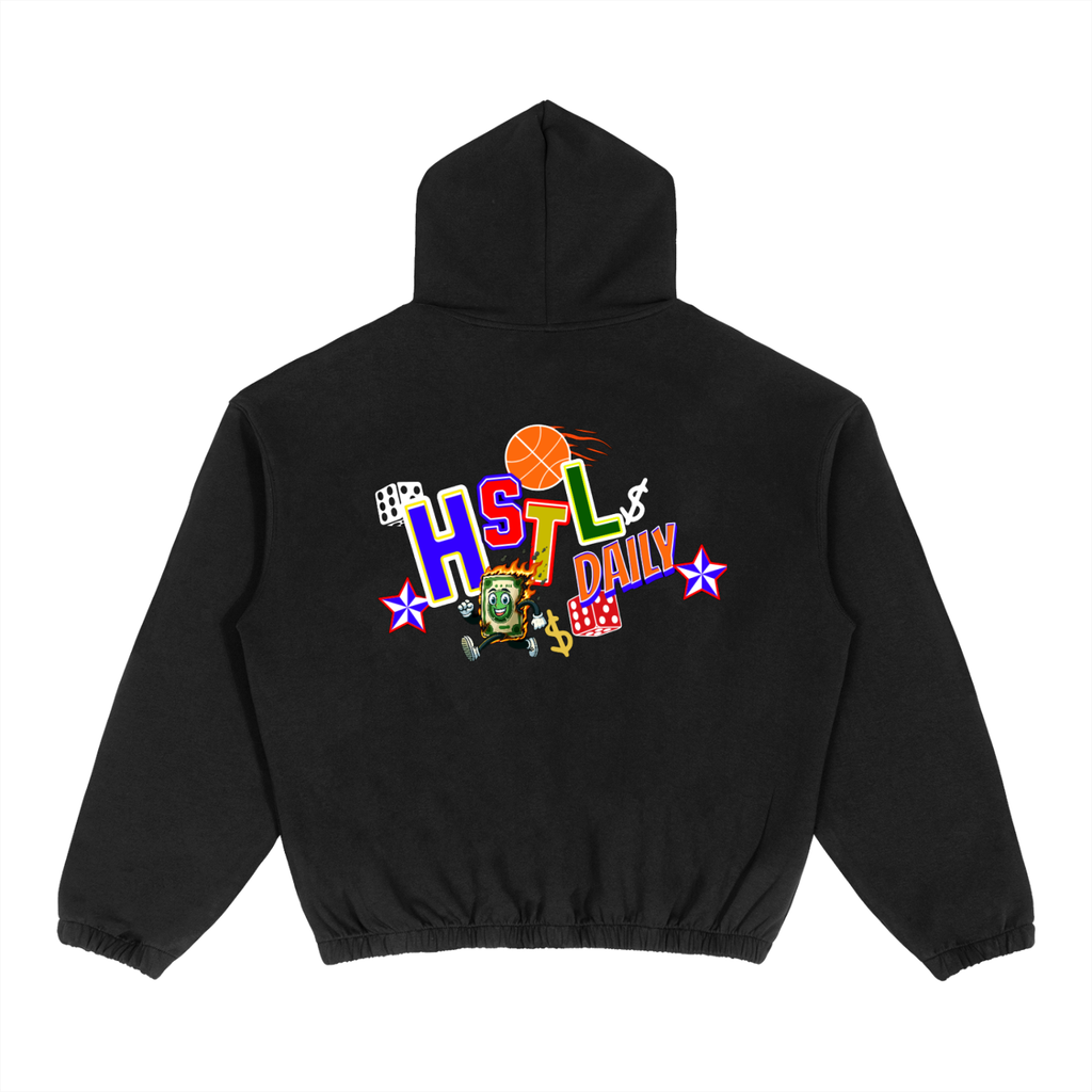 Boxy Cinched Hem Hoodie