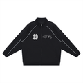 Reflection Striped Raglan Sleeve  Jacket