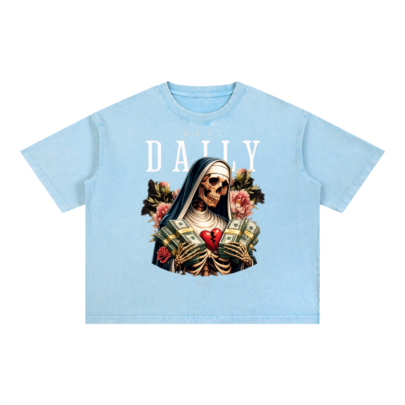 Mineral Wash Boxy Cotton T-Shirt