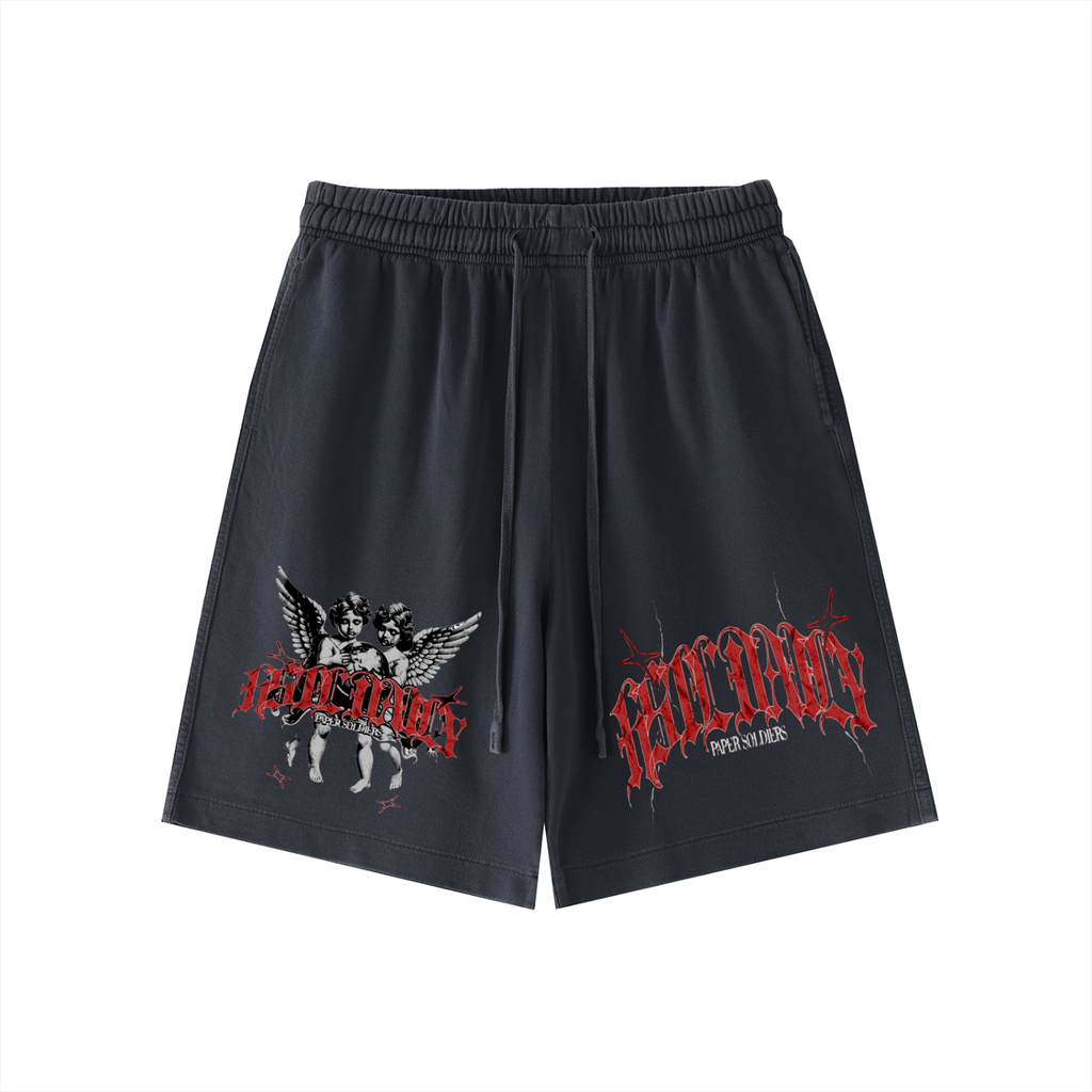 Vintage Wash Cotton Shorts