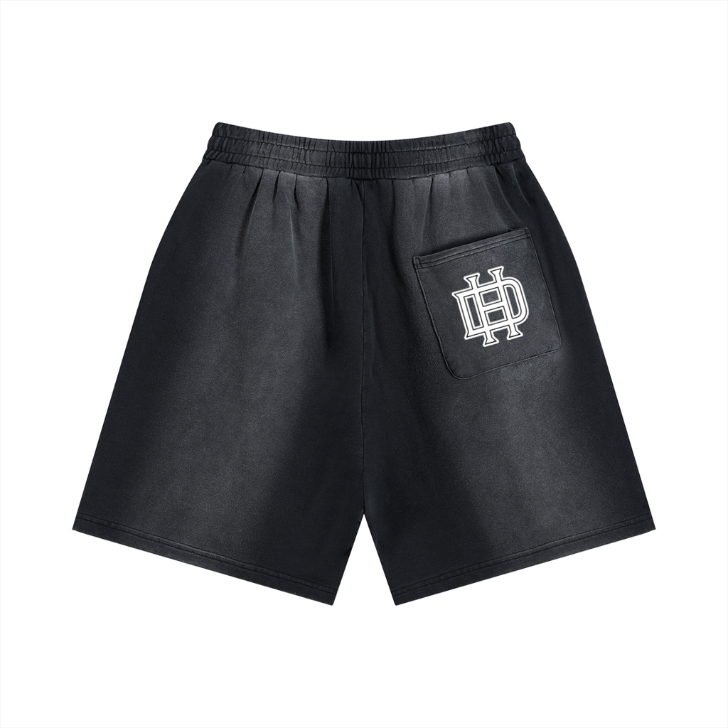 Sun Fade Distressed Shorts