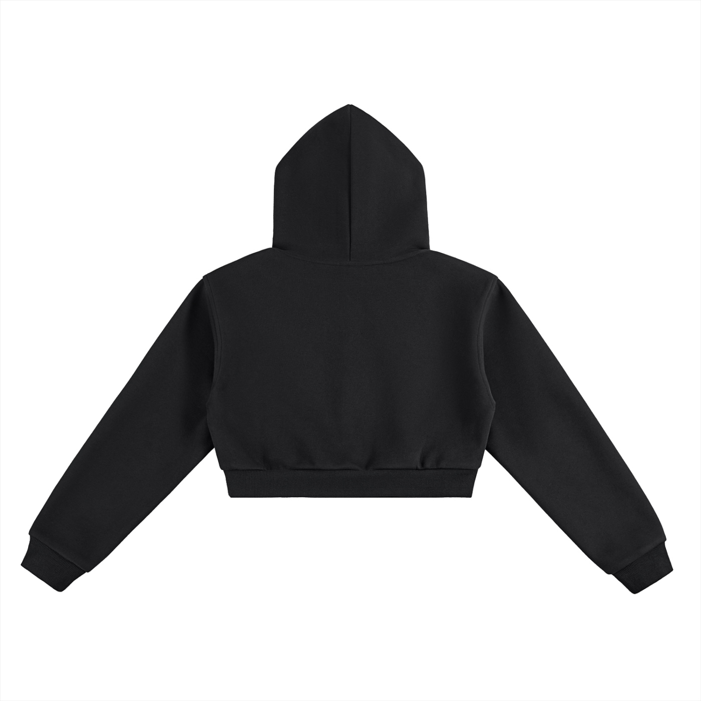 Womens Essential Cropped Hoodie